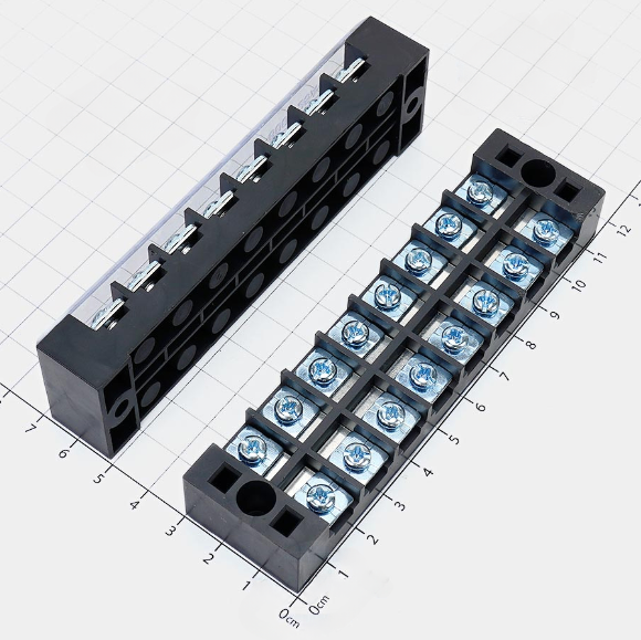 TB2508 Terminal Khối Tủ Điện 8 Cực 25A 600V Cỡ Dây 0.5-2.5mm2