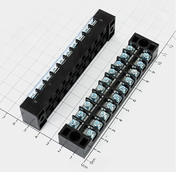 TB1510 Terminal Khối Tủ Điện 10 Cực 15A 600V Cỡ Dây 0.5-1.5mm2