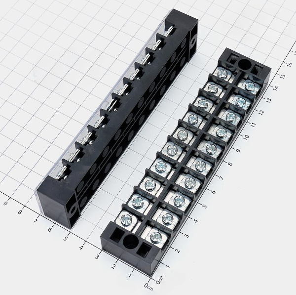 TB2510 Terminal Khối Tủ Điện 10 Cực 25A 600V Cỡ Dây 0.5-2.5mm2