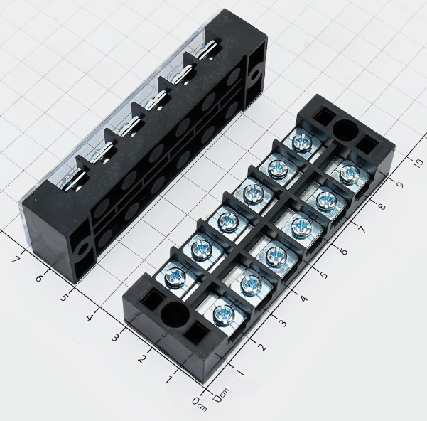 TB2506 Terminal Khối Tủ Điện 6 Cực 25A 600V Cỡ Dây 0.5-2.5mm2