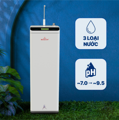 MÁY LỌC NƯỚC R.O HYDROGEN KIỀM ROBOT RBS-9HA