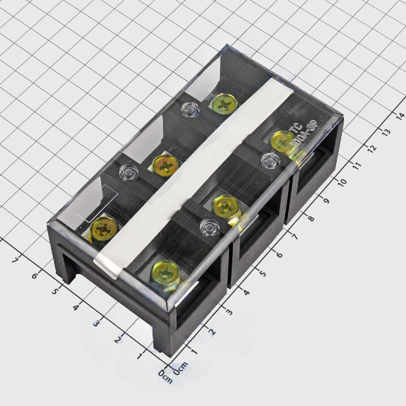 TC1003 Terminal Khối Tủ Điện 3 Cực 100A 600V Cỡ Dây 10-22mm2