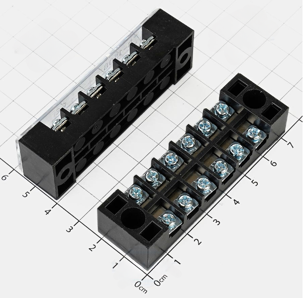 TB1506 Terminal Khối Tủ Điện 6 Cực 15A 600V Cỡ Dây 0.5-1.5mm2