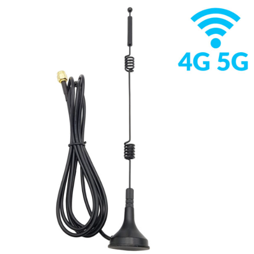 Anten WiFi băng tần kép 2.4G 5G, anten cốc hút 5.8Ghz 12dBi SMA