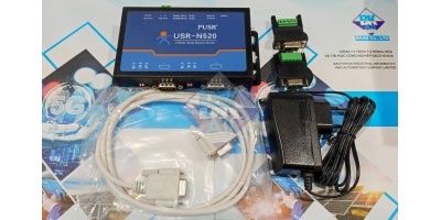 USR-N520: Bộ chuyển đổi 2 cổng tín hiệu RS232/485/422 sang Ethernet