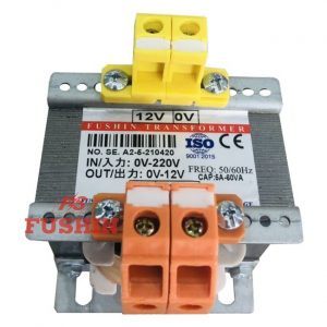 Biến áp cách ly 1 Pha 380V ra 12V-60VA (5A)