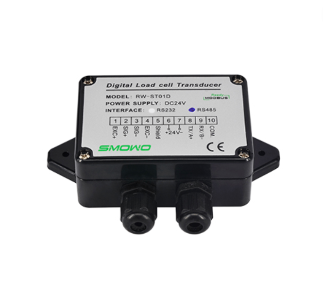 Bộ chuyển đổi loadcell, đầu cân hỗ trợ modbus RTU RS485, RS232 RW-ST01D