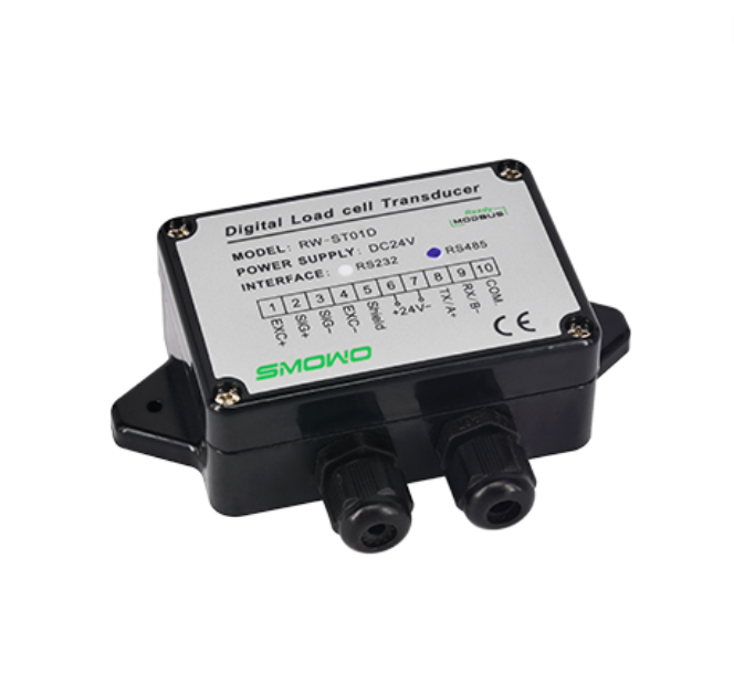 Bộ chuyển đổi loadcell, đầu cân hỗ trợ modbus RTU RS485, RS232 RW-ST01D