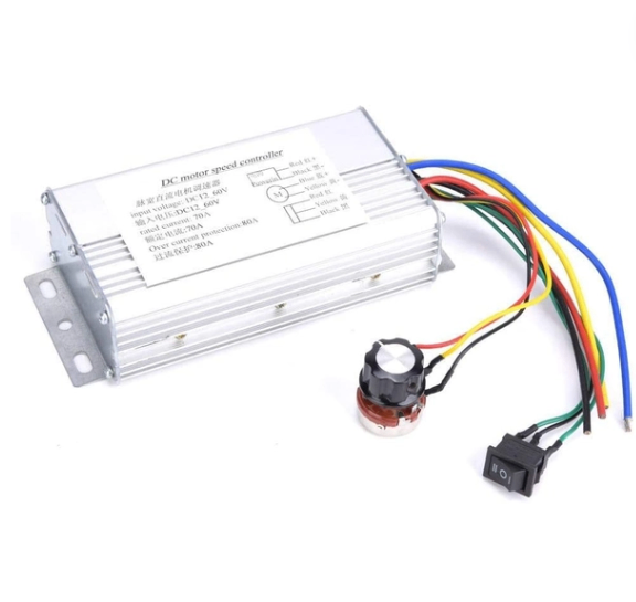 Bộ điều khiển tốc độ động cơ DC PWM 70A có đảo chiều / 12V 24V 48V