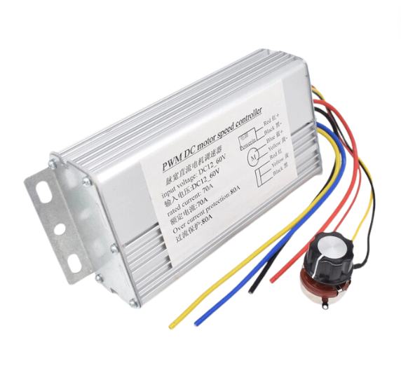 Bộ điều khiển tốc độ động cơ DC PWM 70A / 12V 24V 48V