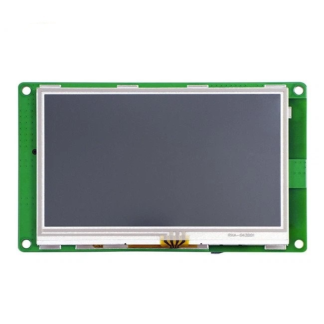 Màn hình HMI Kinseal AMZ043W01RDD 4,3 inch AMZ043 cảm ứng điện trở không vỏ, COM1 RS485 COM2 RS485 cổng 5P PH2.0 DC9-30V AMZ