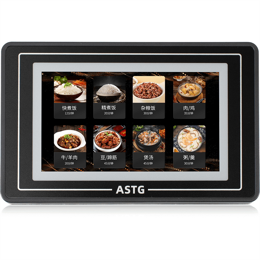 Màn hình cảm ứng HMI Kinseal ASTG043W023-L480X272R-B1A0C 4.3 inch ASTG043 RS232 RS485 cổng tín hiệu DB9 12-24VDC 132X80 ASTG