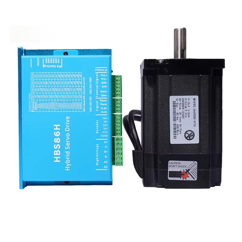 Động cơ bước Hybrid Servo PFDE 86HSE8.5N mặt bích 86 mô men 8.5Nm