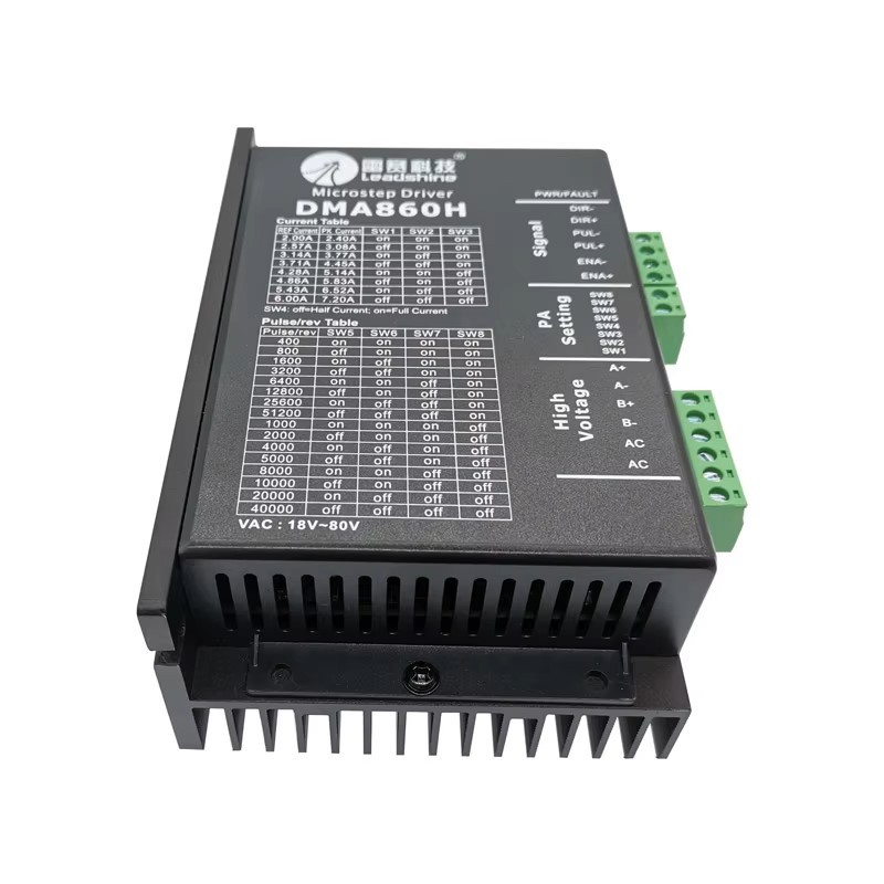 Bộ điều khiển Driver DMA860H điều khiển Động cơ bước 2 pha Điện áp vào: 18-80VAC ,  24-110VDC cho động cơ bước 86CM