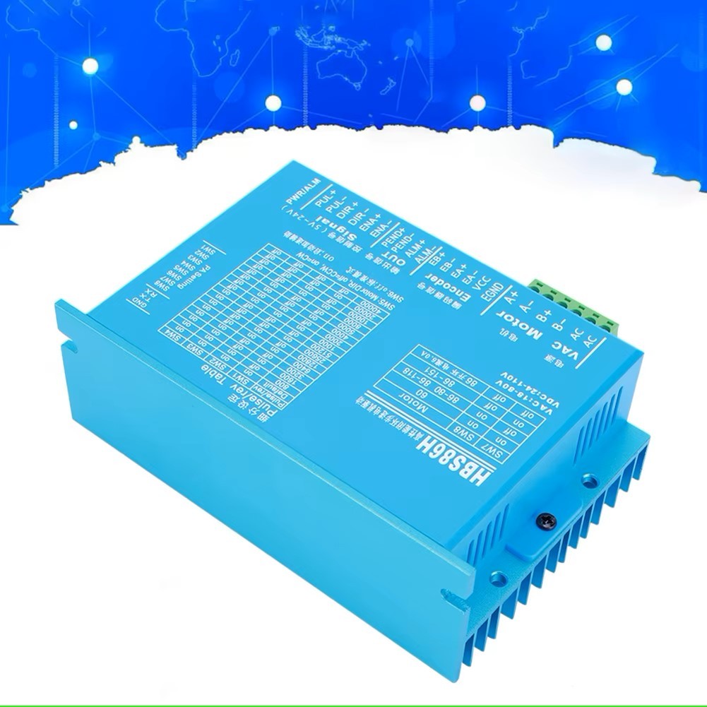 Bộ điều khiển Hybrid Servo Driver HBS86H cho động cơ bước 2 phase lai enconder điều khiển vòng kín dùng cho động cơ Hybrid servo 60/86