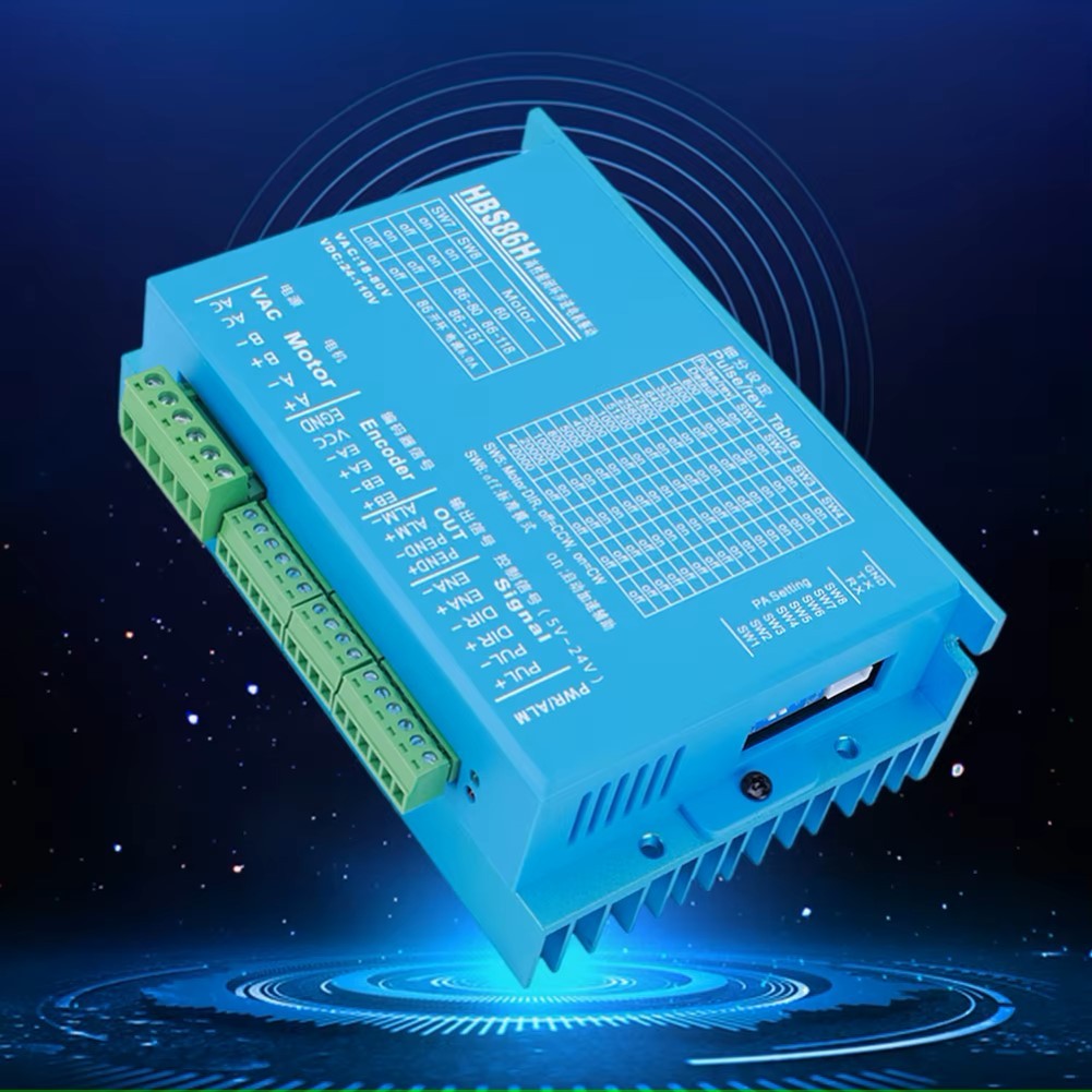 Bộ điều khiển Hybrid Servo Driver HBS86H cho động cơ bước 2 phase lai enconder điều khiển vòng kín dùng cho động cơ Hybrid servo 60/86