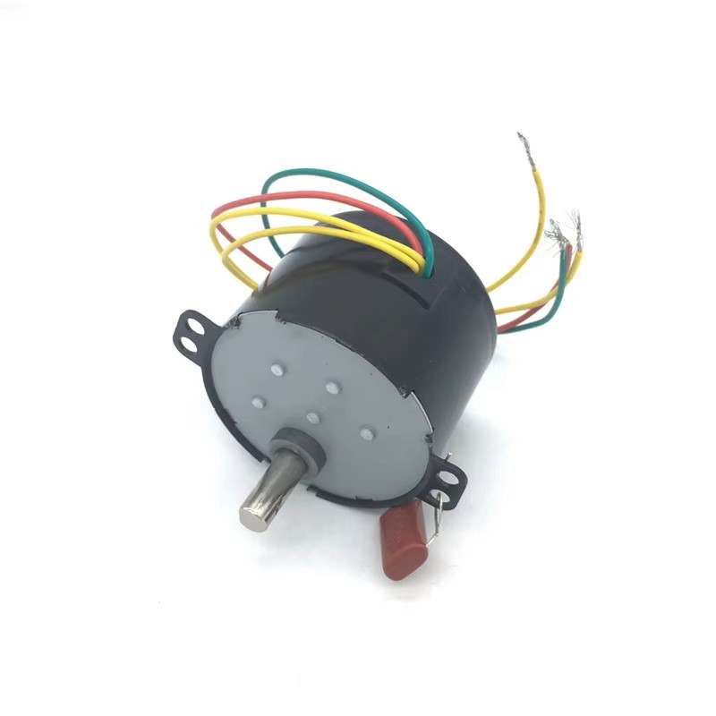 Động Cơ motor giảm tốc 50KTYZ 5R 5 vòng quay phút  trục tròn có lỗ 7mm 6W 220VAC 1 Pha có đảo chiều quay CW/CCW