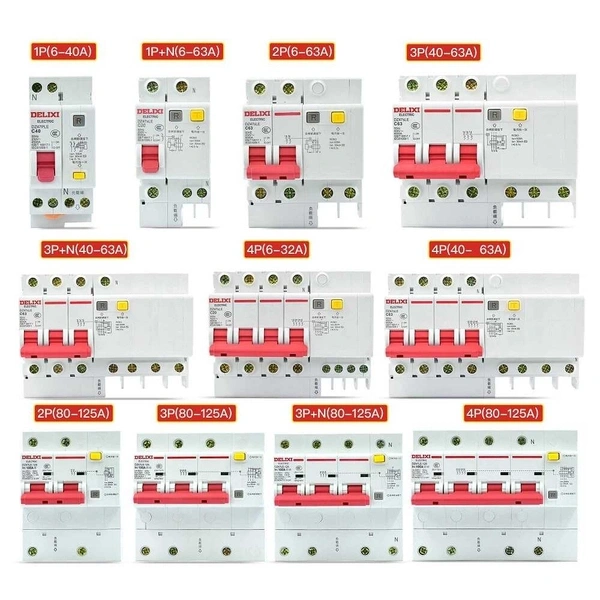 Aptomat DZ47sLE 3P+N-25A Delixi