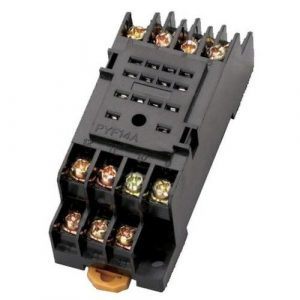 Đế rơ le 14 chân PYF14A, 5A - Đế cắm rơ le trung gian 14 chân, chuẩn socket, chịu tải 5A, kết nối chắc chắn, dễ lắp đặt, phù hợp tủ điện và hệ thống điều khiển