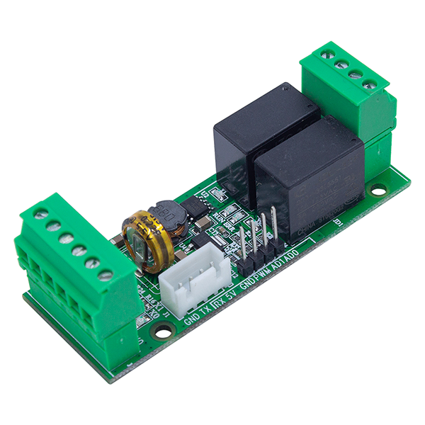 Board mạch PLC Mini PTL WS2N Mitsubishi FX2N-6MR -S, 4 In/2 Out Relay, TTL 9.6kbps, GX-Works 2, Analog 0-10V, có đế, DC12-24V - Mạch trần bắt vit