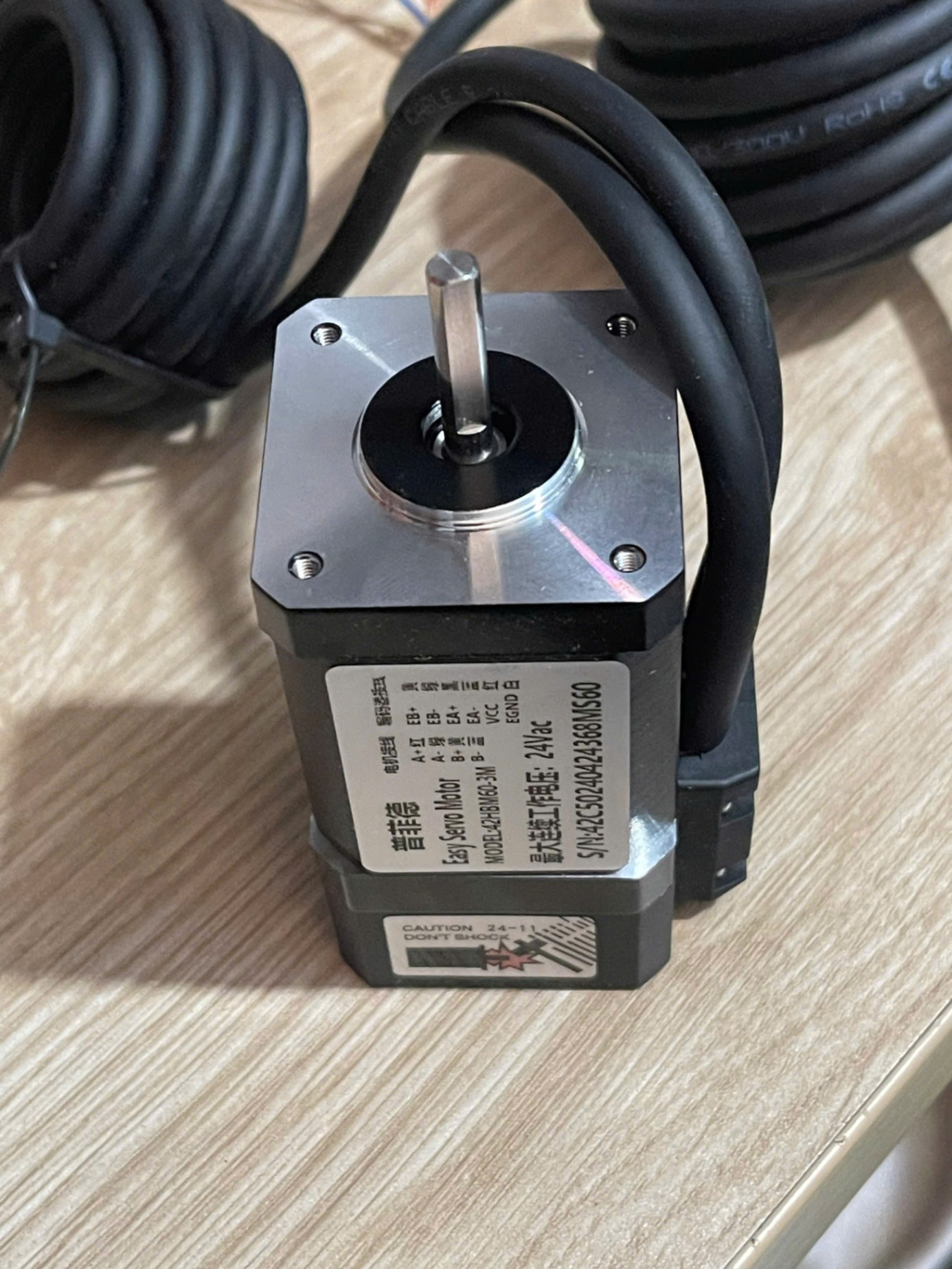 Động Cơ Hybrid Servo Step Motor Lai Size 42HBM60 - 3M, 42 - 1.8°/Step, Holding Torque 0.4Nm-1.2Nm, Encoder 1000-4000 P/R