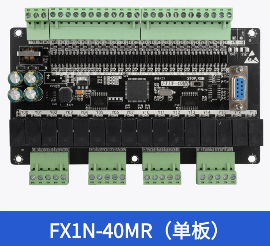 Board Mạch PLC FK FX1N-40MR: 24 inut 16 output Đầu Ra Rơle, DB9 RS232, 24VDC, Hỗ Trợ GX Works2/GX Developer Mitsubishi - FX1N-40MR mạch trần