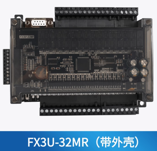 Board Mạch PLC FK FX3U-103 32MR 16 input 16 output relay : RS232/RS485, RTC, 24VDC, DB9 Type-C,  GX Works2 Mitsubishi - Cấu Hình Mặc Định