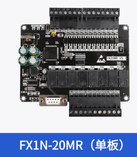 Board Mạch PLC FK FX1N-20MR: 12 input 8 output Đầu Ra Rơle, DB9 RS232, 24VDC, Hỗ Trợ GX Works2/GX Developer Mitsubishi - FX1N-20MR mạch trần