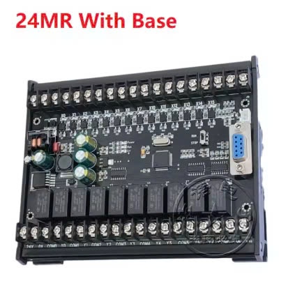 Board Mạch PLC EY FX2N: 24MR 14 input 10 output ngõ ra relay,2AD, Nguồn 24VDC, GX Works2 Mitsubishi - đế - FX2N-24MR (Có AD)
