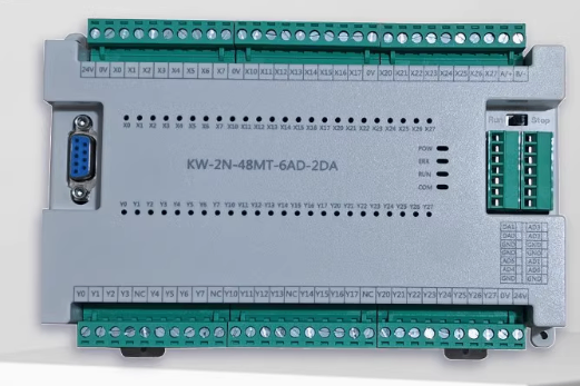 Board Mạch Lập Trình PLC KW FX2N-48MT KW2N: 24 Input 24 Output Transistor, AD/DA, RS232 DB9, RS485, NTC, 24VDC, GX Works2, - KW2N - 48mt transistor