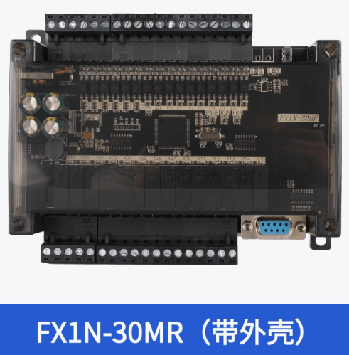 Board Mạch PLC FK FX1N-30MR:16 input 14 output Đầu Ra Rơle, DB9 RS232, 24VDC, Hỗ Trợ GX Works2/GX Developer Mitsubishi - FX1N-30MR có vỏ