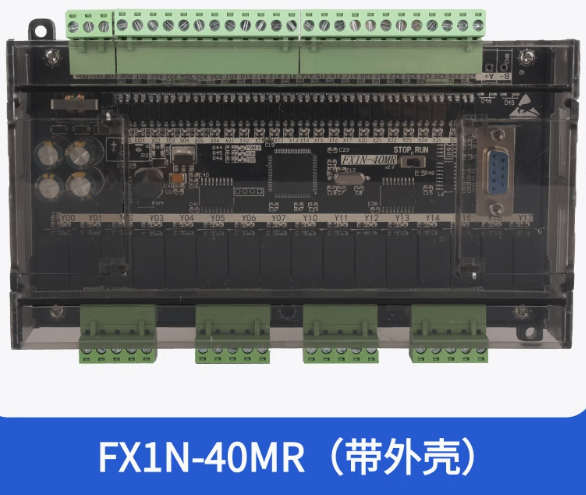 Board Mạch PLC FK FX1N-40MR: 24 inut 16 output Đầu Ra Rơle, DB9 RS232, 24VDC, Hỗ Trợ GX Works2/GX Developer Mitsubishi - FX1N-40MR có vỏ