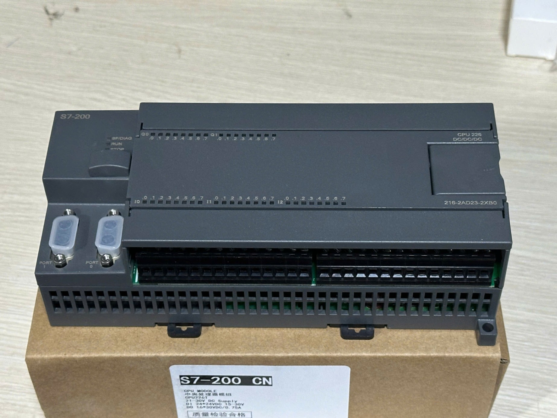 S7-200CN PLC Tương Thích S7-200 226t-216-2ad23-0xb0 30MT 24I 16O TRANSISTOR 2 DB9 RS485 24V | [CPU222R] PLC SIPENG CPU222R CPU224R CPU226R | 6-14 I/O Relay/Transistor | Tự Động Hóa