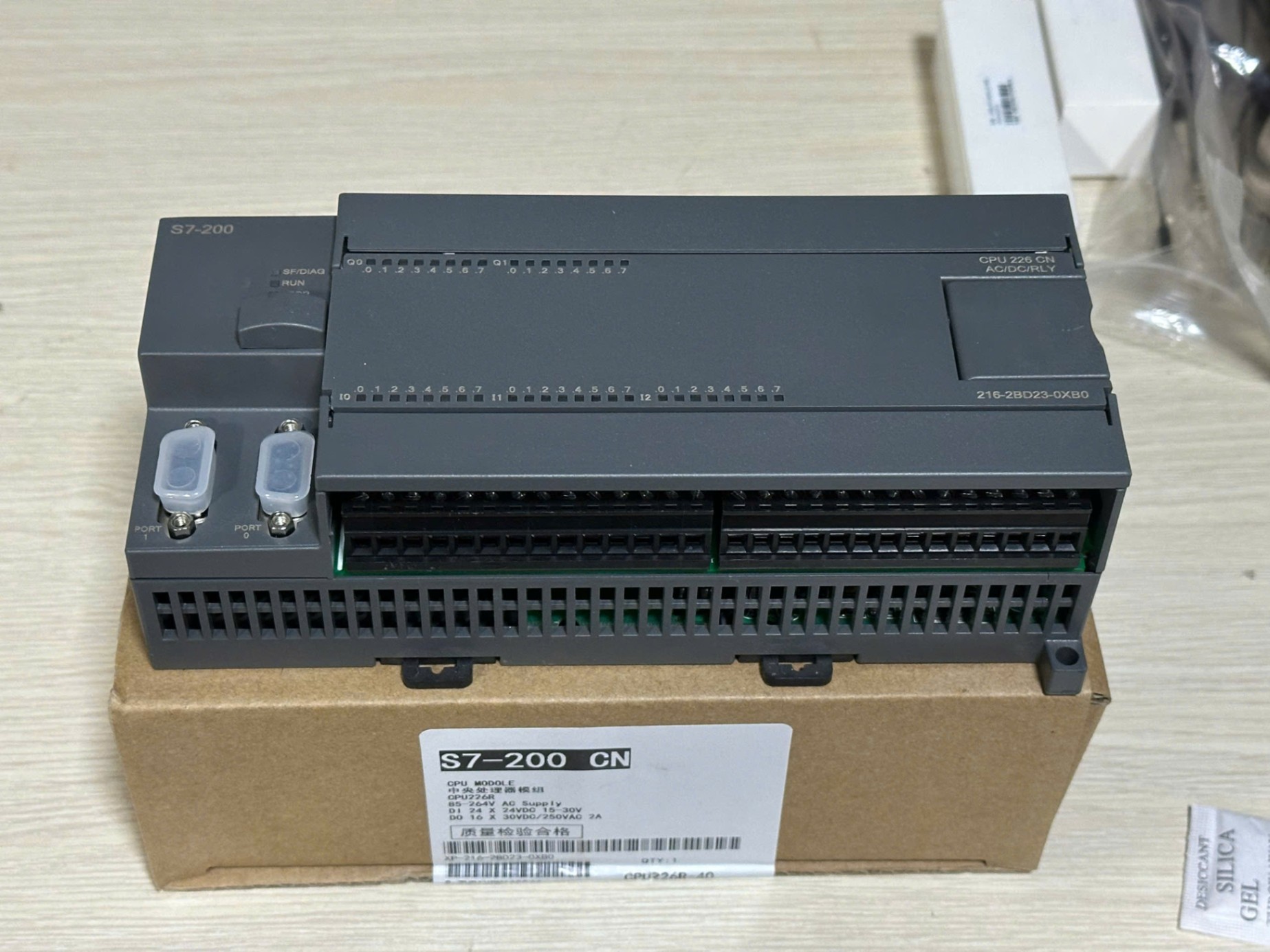 S7-200CN PLC Tương Thích S7-200 226R-216-2BD23-0XB0 30MR 24I 16O RELAY 2 DB9 RS485 220V | [CPU222R] PLC SIPENG CPU222R CPU224R CPU226R | 6-14 I/O Relay/Transistor | Tự Động Hóa