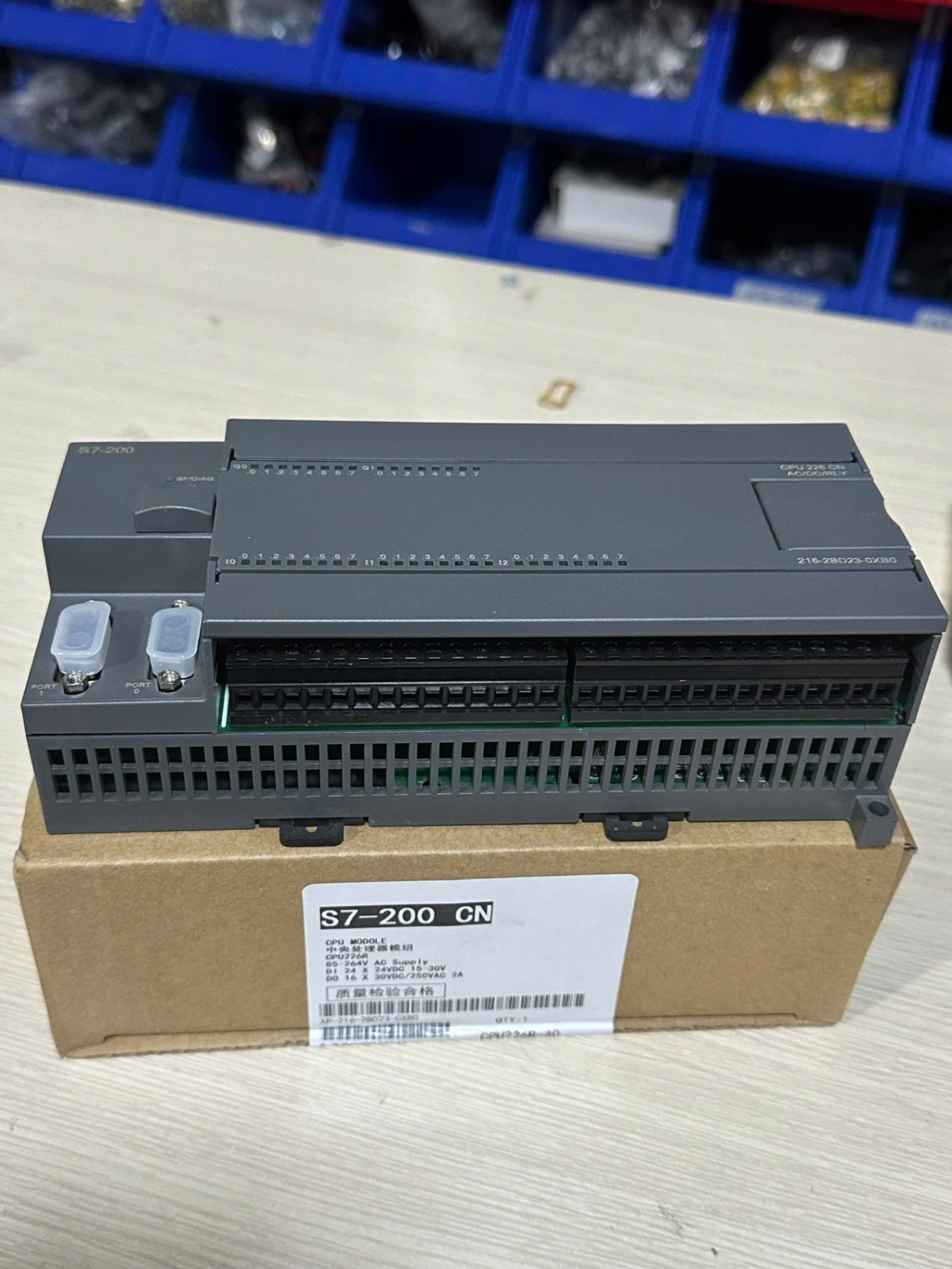 S7-200CN PLC Tương Thích S7-200 226R-216-2BD23-0XB0 30MR 24I 16O RELAY 2 DB9 RS485 220V | [CPU222R] PLC SIPENG CPU222R CPU224R CPU226R | 6-14 I/O Relay/Transistor | Tự Động Hóa