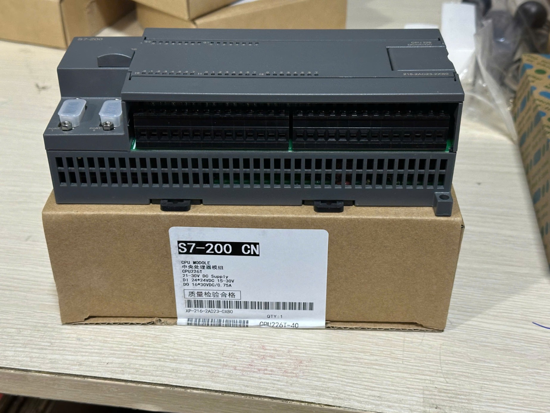 S7-200CN PLC Tương Thích S7-200 226t-216-2ad23-0xb0 30MT 24I 16O TRANSISTOR 2 DB9 RS485 24V | [CPU222R] PLC SIPENG CPU222R CPU224R CPU226R | 6-14 I/O Relay/Transistor | Tự Động Hóa