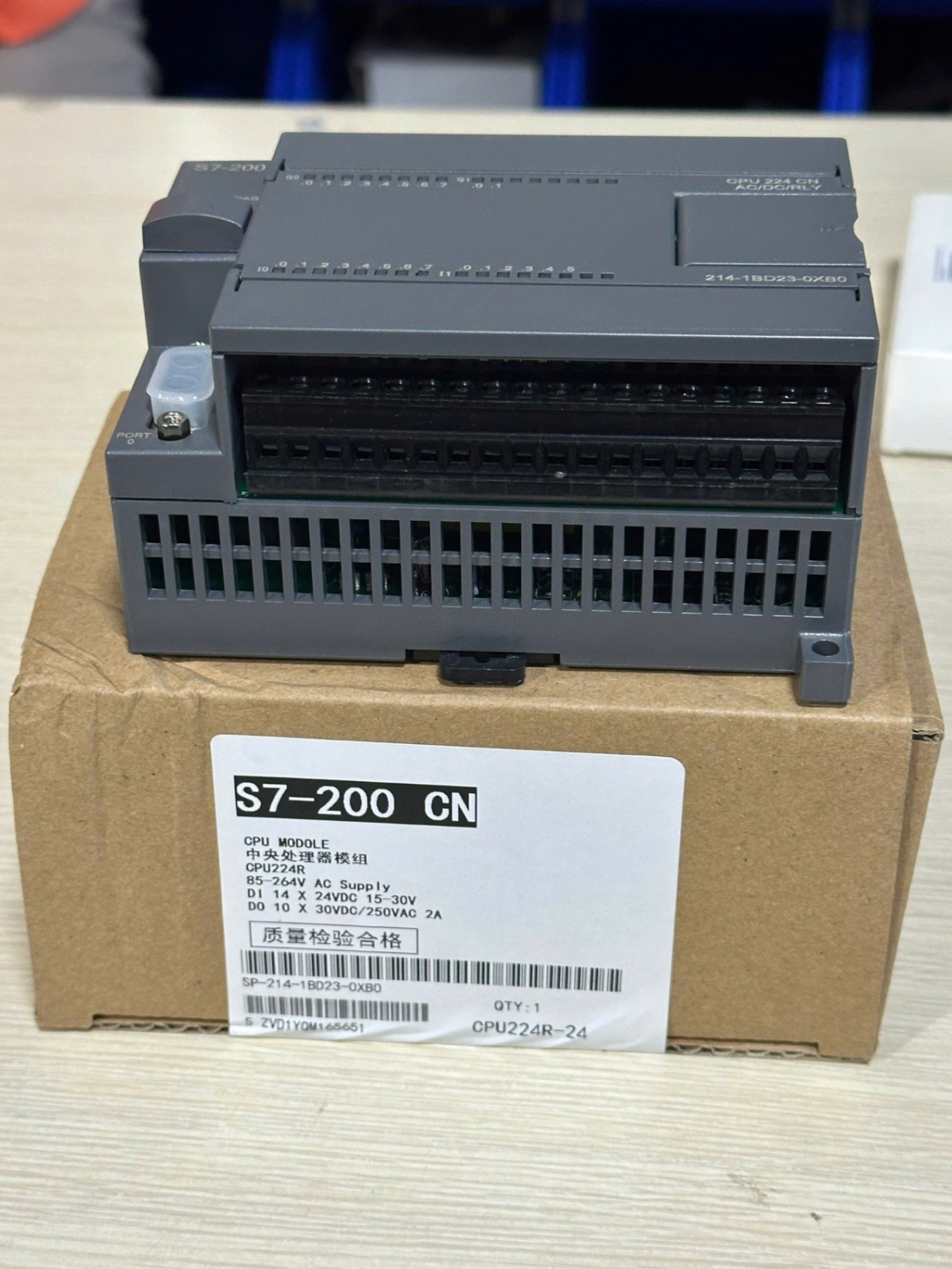 [PLC S7-200 CPU224R] PLC Điều Khiển Lập Trình | Relay Output 220V | Tương Thích Nhập Khẩu | Độ Tin Cậy Cao | Ứng Dụng Đa Dạng | Hàng Chính Hãng