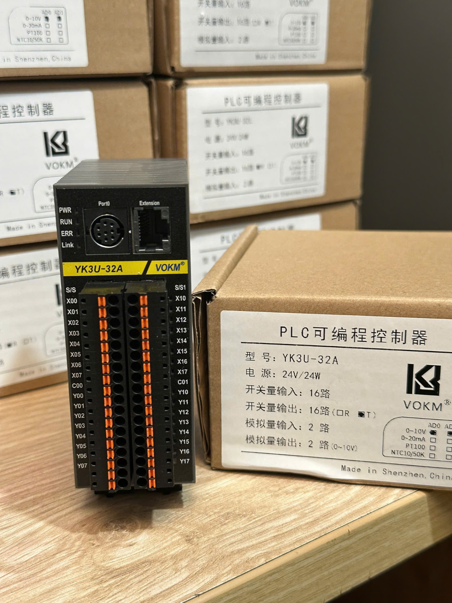 PLC YK FX3U/YK3U 32AT 32MT 16 input 16 output transistor kết nối module mở rộng 2AD/2DA/RS422/2RS485/RJ45 8 đầu vào 8 đầu ra xung tốc độ cao, Board mạch lập trình GX Works2 Mitsubishi