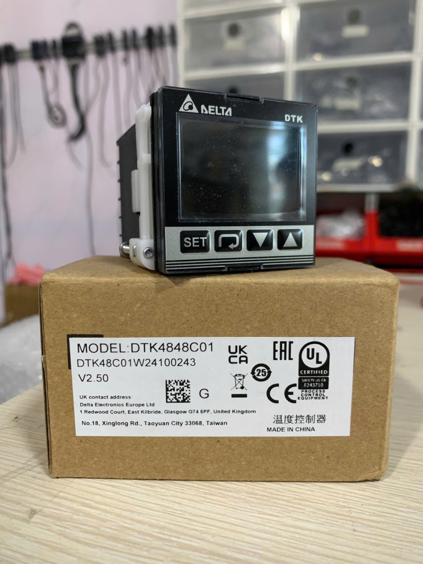 Đồng Hồ Điều Khiển Nhiệt Độ DTK4848C01 - Hàng chính hãng Delta RS485 RELAY/SSR OUTPUT