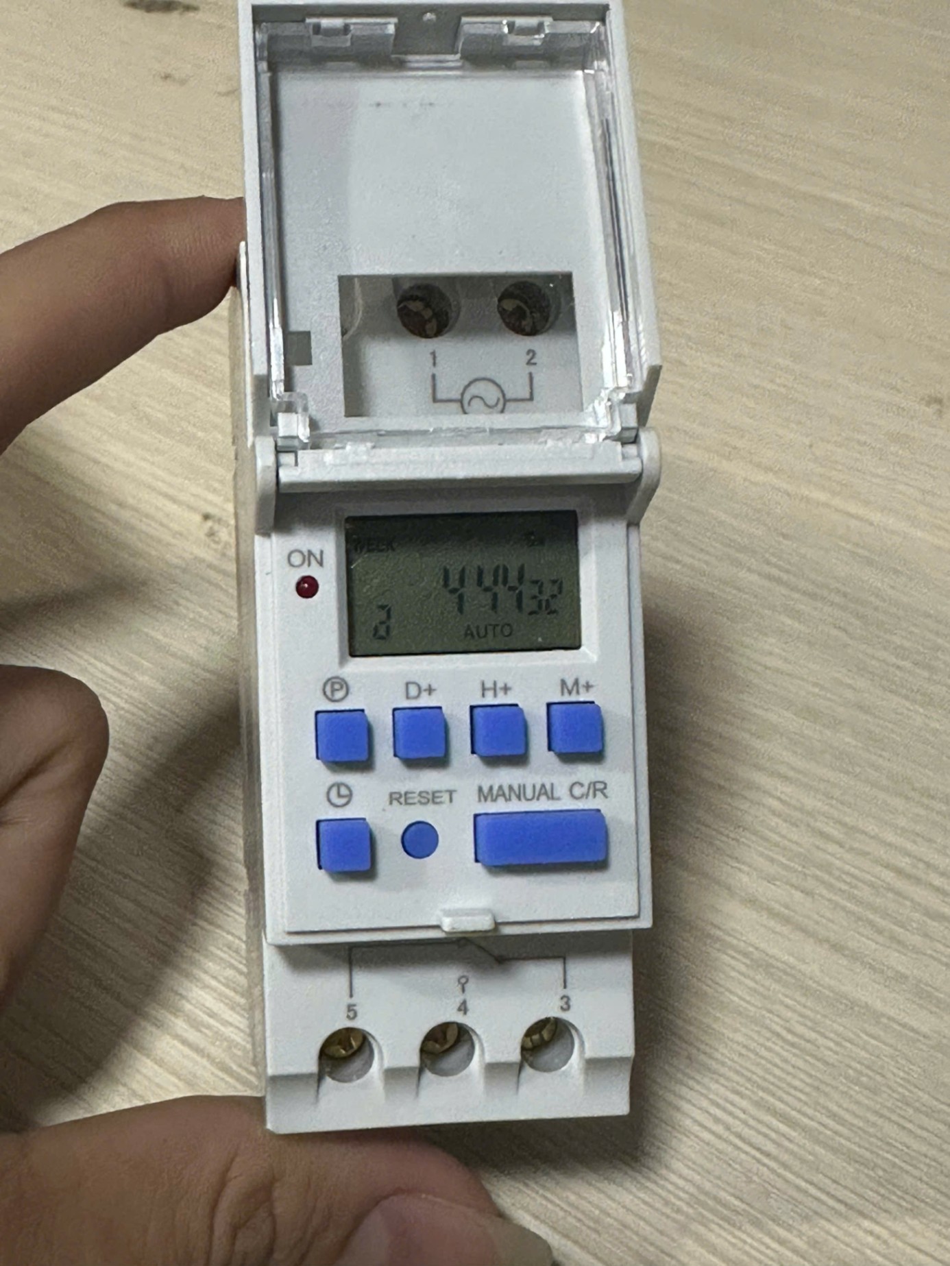 Bộ Hẹn Giờ THC15A Microcomputer AC220V - Công Tắc Thời Gian Điện Tử Lắp Ray DIN, Tuỳ Chọn Khác AC220V/DC12V/DC24V/AC110V