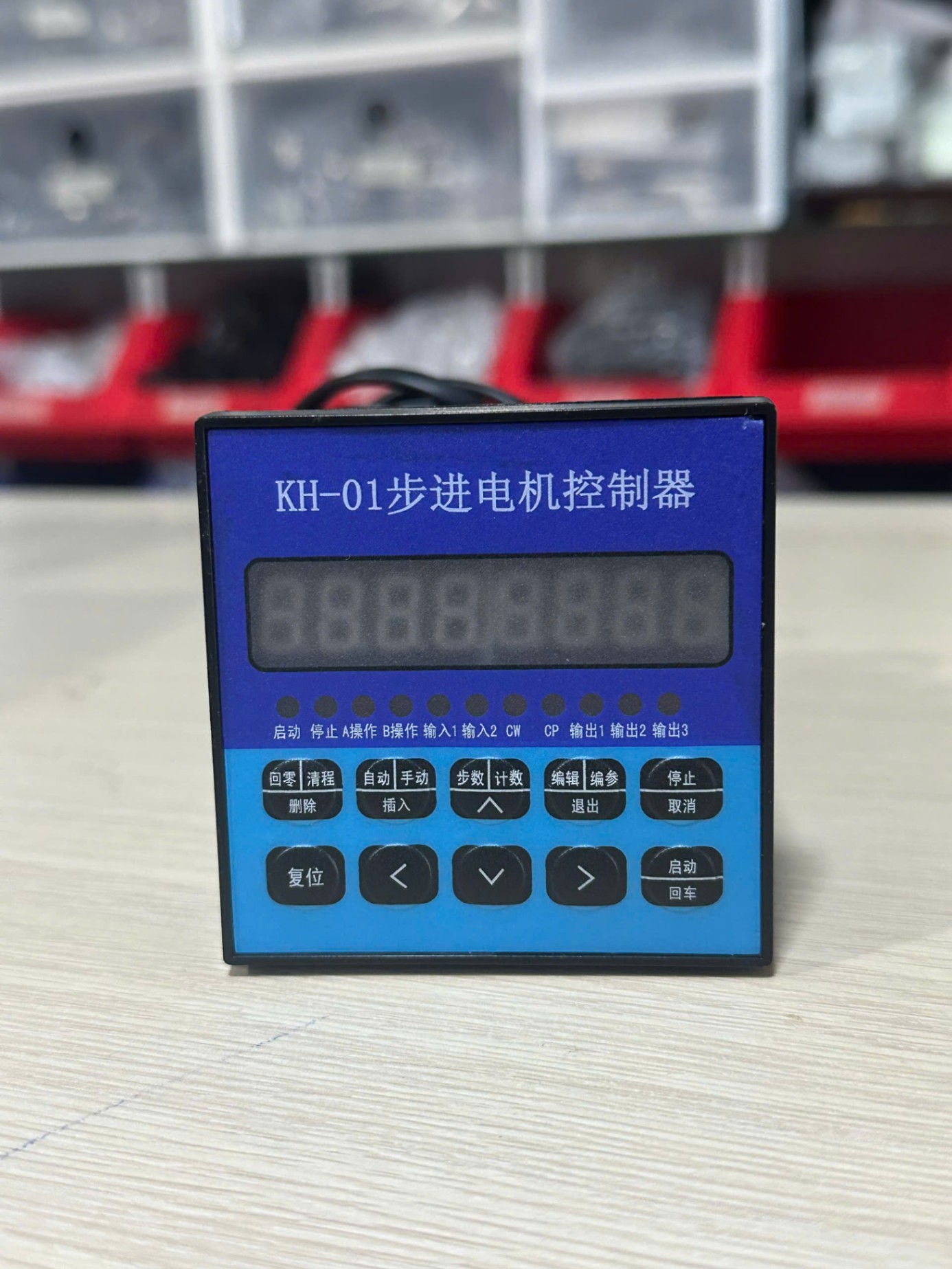 Bộ Phát Xung KH-01 1 Trục 40KHz PWM 99 Dòng Lệnh Điều Khiển Bước Servo Tự Động Hóa CNC Robot LED 8 Chữ Số