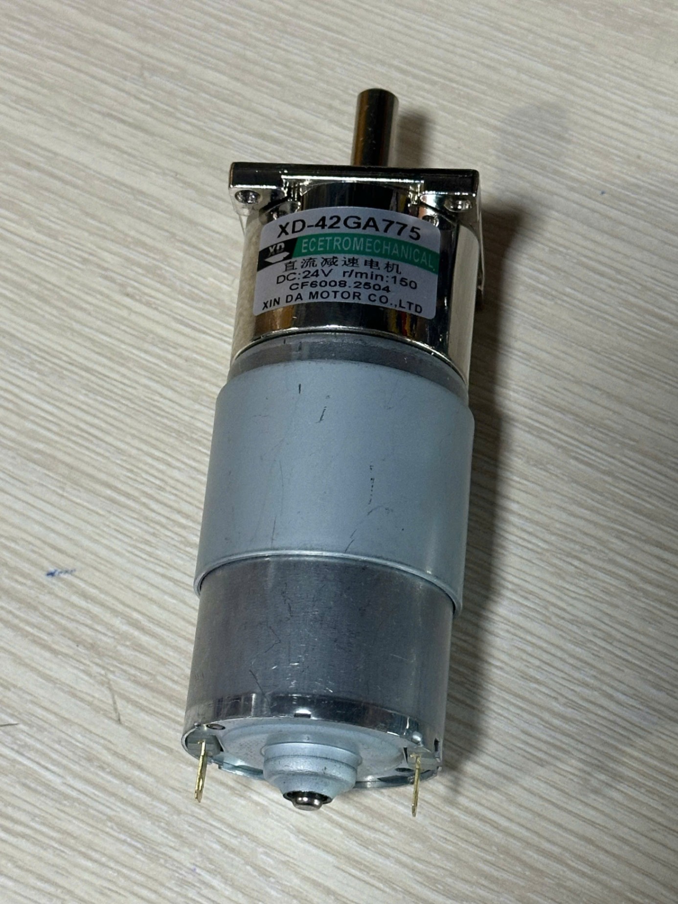 Động Cơ Giảm Tốc DC Model 42GA775 _ 24V _ Công Suất 25W _ 150 vòng/phút | Mô-men Cao Tốc Độ Thấp Điều Chỉnh Tiến Lùi | Bánh Răng Thép Độ Bền Cao