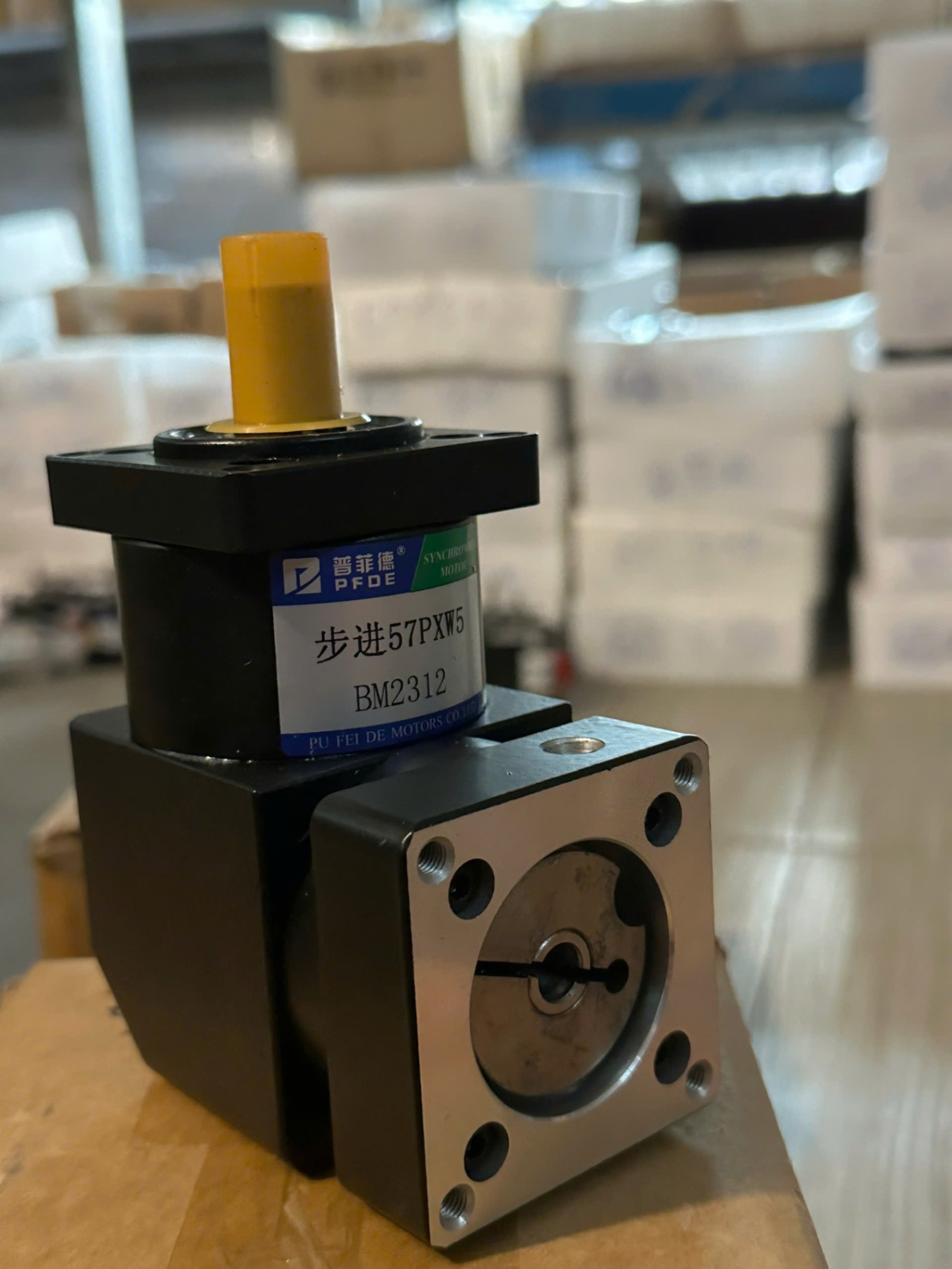 Hộp Số Giảm Tốc Hành Tinh PXW57 1:5 Góc 90 Độ PFDE 57/60/80/86/110/130 Bước Servo Tự Động Hóa CNC