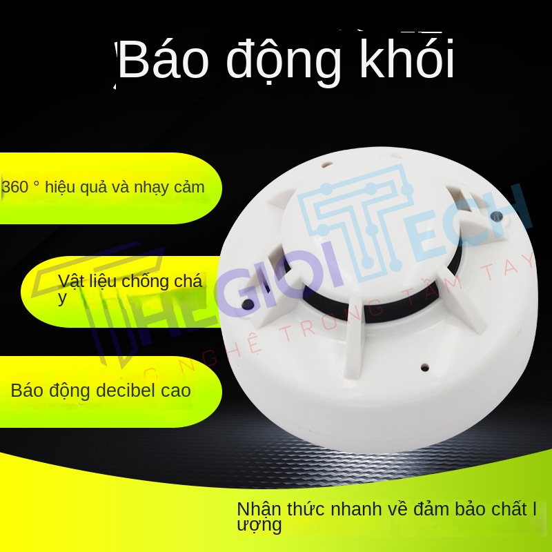 Báo Động Phát Hiện Cháy Khói Quang Điện ZTSIOT – Phát Hiện Nhanh & Chính Xác, Kết Nối RS485