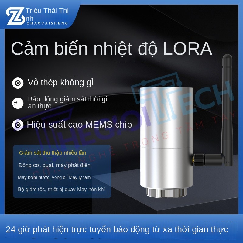 Bộ Thu Thập Nhiệt Độ & Rung Động LoRa ZTSIOT Giám Sát Thiết Bị Từ Xa | bộ thu thập LoRa
