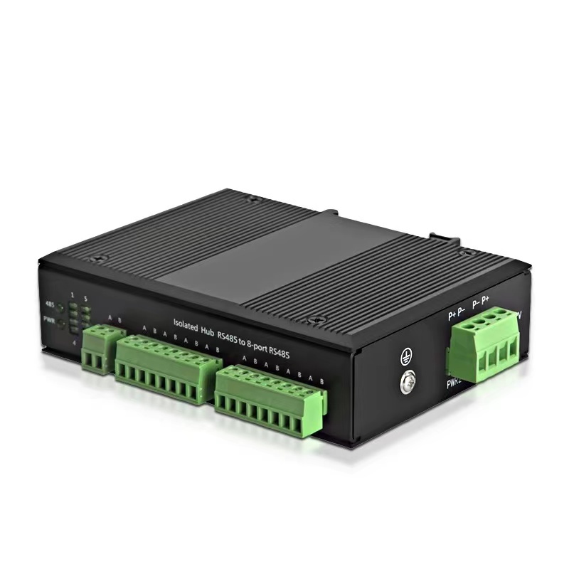 Bộ chia RS485 2/4 kênh – Hub 8 cổng, chia sẻ 16 kênh, công nghiệp, quang cách ly, bộ lặp - Hub 2 kênh 485 [M-type], không kèm nguồn