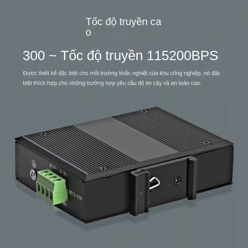 Bộ chia RS485 2/4 kênh – Hub 8 cổng, chia sẻ 16 kênh, công nghiệp, quang cách ly, bộ lặp - Hub 4 kênh 485 [M-type], không kèm nguồn