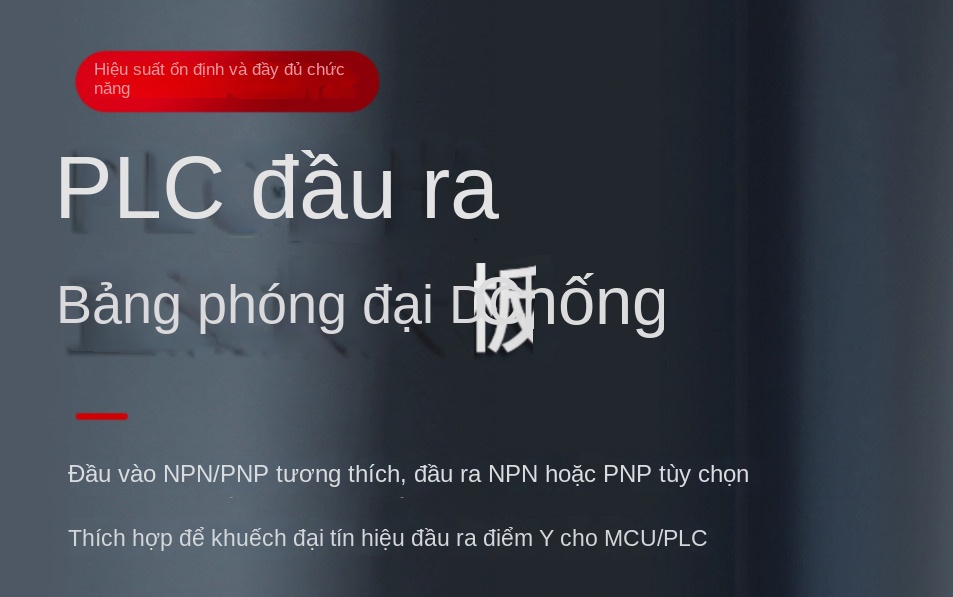 Bo khuếch đại DC 4 kênh cho PLC/MCU – Xuất PNP/NPN, cách ly quang, dùng IC dán - PNP (ngõ ra mức cao) - 12-24V