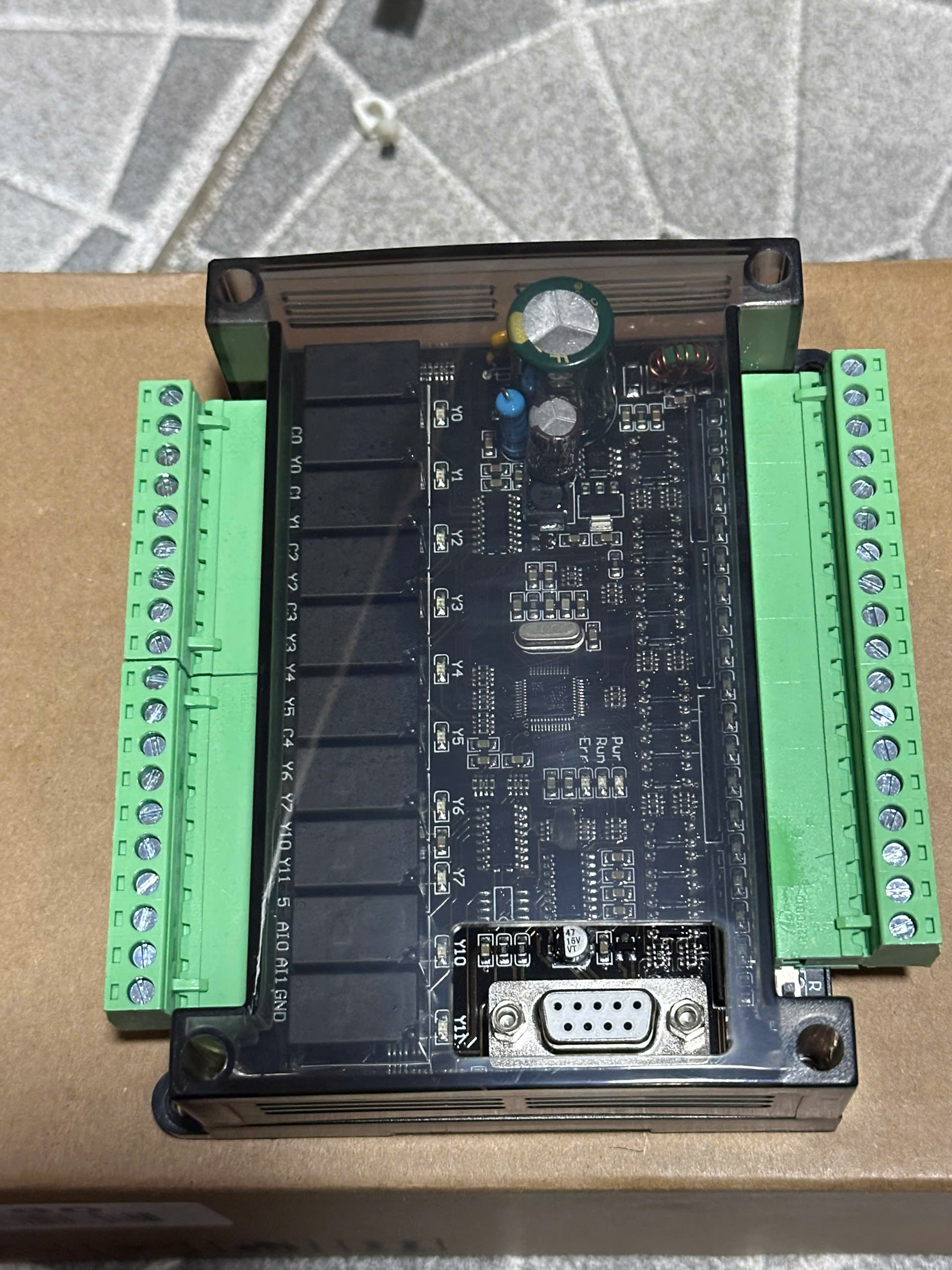 Board mạch PLC AT FX3U 26MR 16 IN 10 OUT RELAY Tùy Chọn : 20 26 32 MR MT 24VDC, RS232 GX Works2 CÁP USB 232 - FX3U-26MR