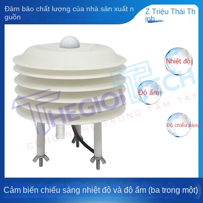 Cảm Biến 3 Trong 1 ZTSIOT (Hộp Lá Sách): Ánh Sáng, Nhiệt Độ & Độ Ẩm – Giám Sát Môi Trường Chính Xác, Hỗ Trợ RS485 Modbus-RTU